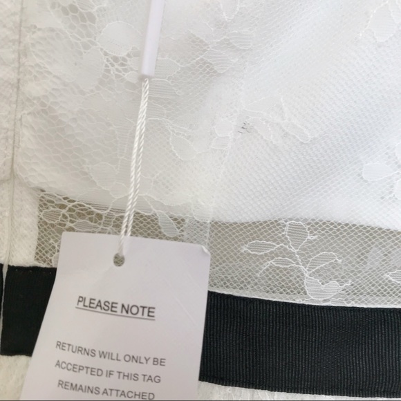 Self-Portrait Fine Lace Mini Dress - Picture 5 of 5